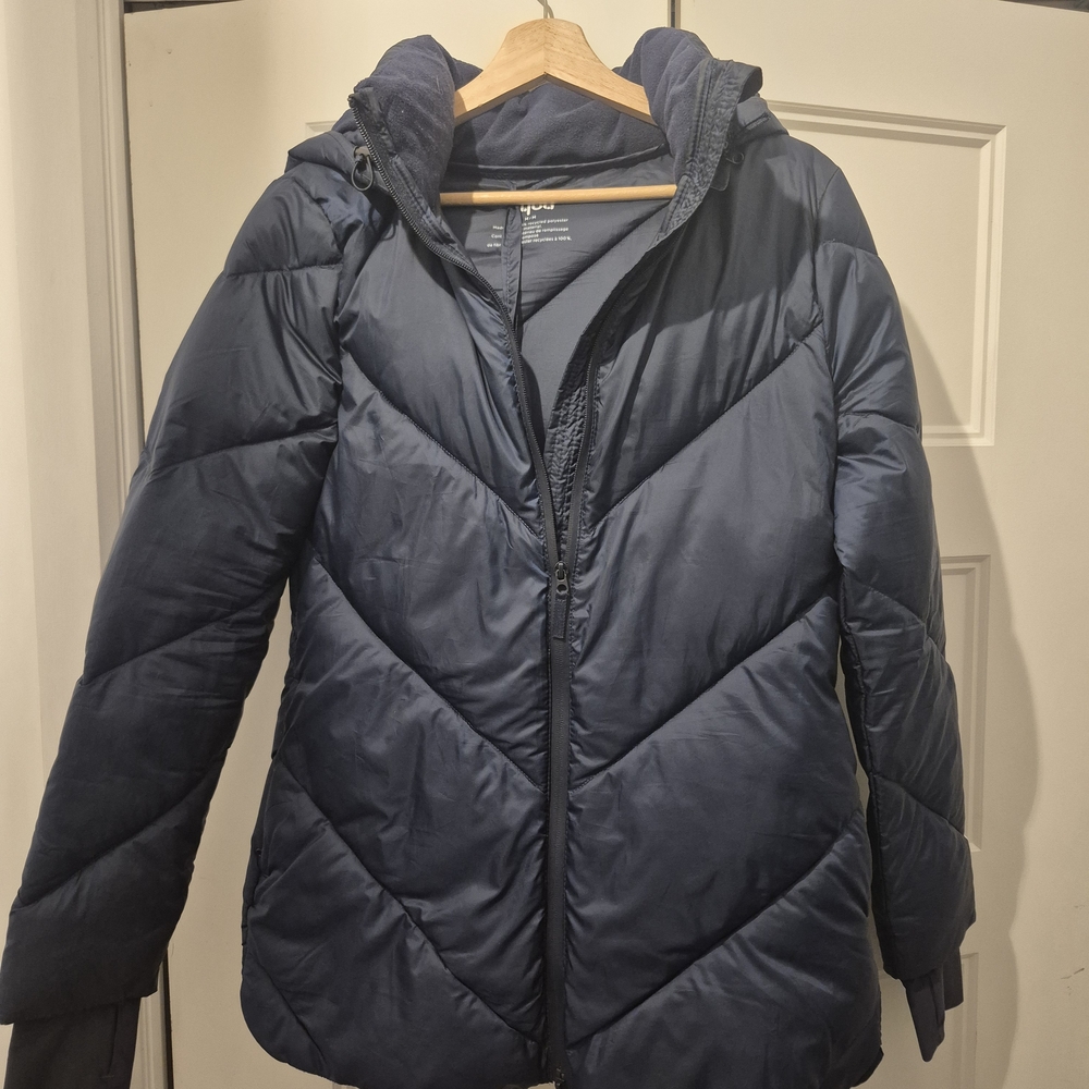 Navy Puffer Jacket